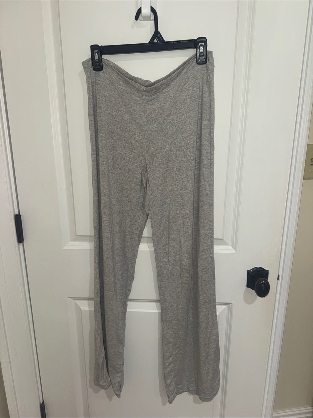SKIMS Light Gray Wide-Leg Lounge Pants